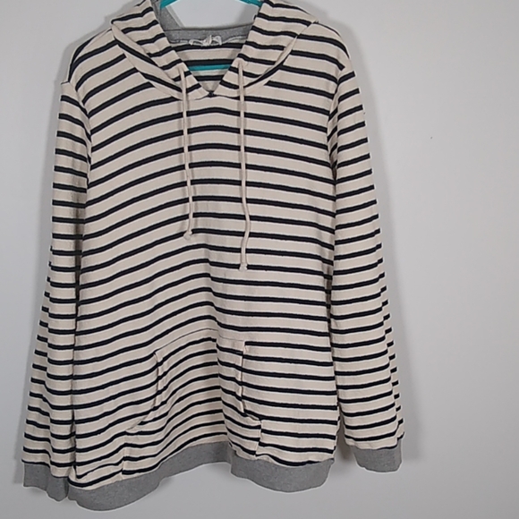 Honey Punch Tops - Honey Punch striped Hoodie